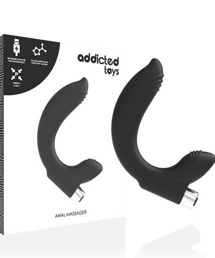Addicted Toys – Prostatic Vibrator Rechargeable Model 7 – Black