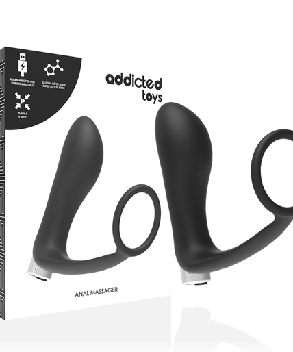 Addicted Toys – Prostatic Vibrator Rechargeable Model 1 – Black