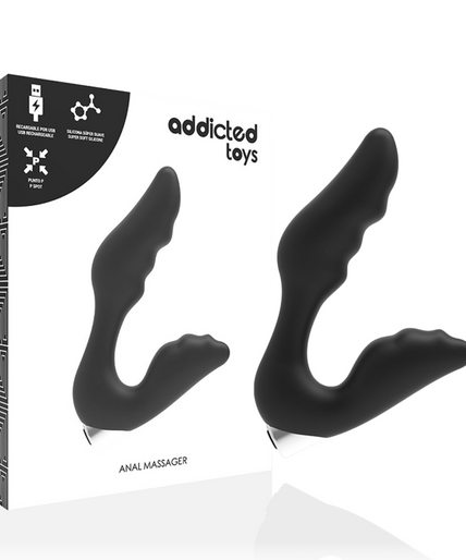 Addicted Toys – Prostatic Vibrator Rechargeable Model 6 – Black