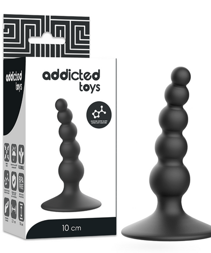 ADDICTED TOYS - ANAL SEXUAL PLUG 10 CM BLACK