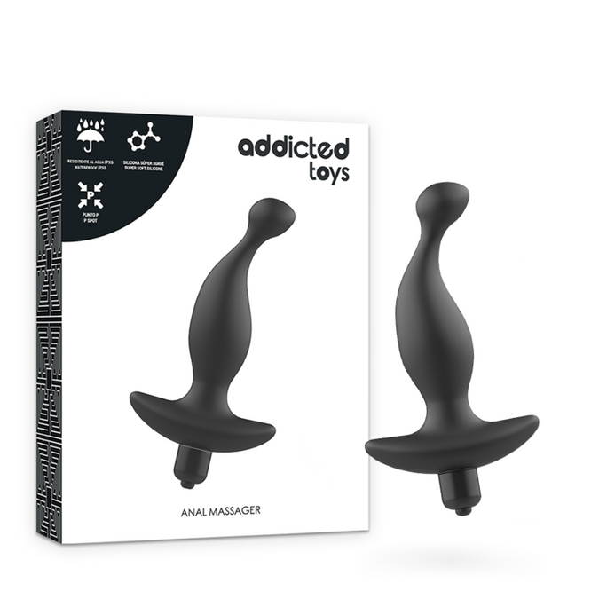 Addicted Toys – Anale Massager met Trilling Model 1 – Zwart