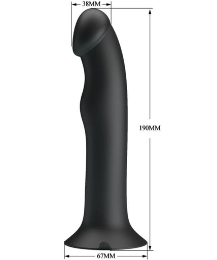 PRETTY LOVE - MURRAY BLACK CLITORAL VIBRATOR AND SUCKER