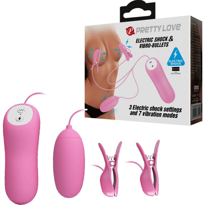 Pretty Love – Pinzette mit Vibration und pinkem Elektroschock