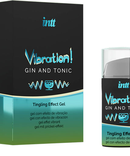 INTT - KRACHTIGE INTIEME STIMULANT VLOEIBARE VIBRATOR GEL GIN & TONIC 15ML