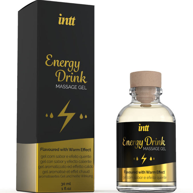 Intt Massage & Oral Sex – Massage Gel with Flavored Energy Ca Drink and Heating Effect