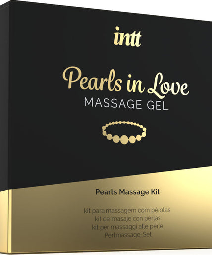 INTT MASSAGE & ORAL SEX - PEARLS IN LOVE WITH PEARL NECKLACE AND SILICONE GEL