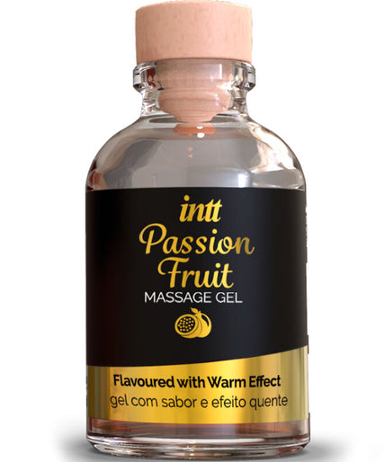 INTT MASSAGE & ORAL SEX - PASSION FRUIT FLAVORED MASSAGE GEL WITH HEAT EFFECT