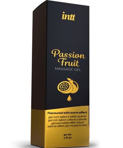 INTT MASSAGE & ORALE SEX - PASSIEVRUCHT GEAROMATISEERDE MASSAGEGEL MET WARMTE-EFFECT
