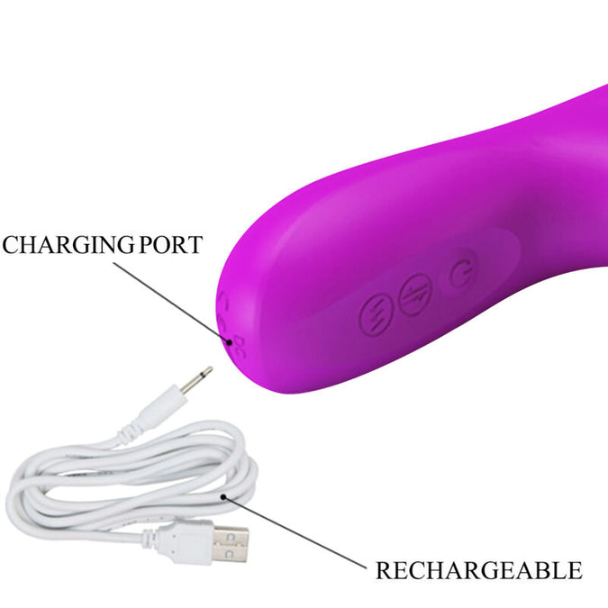 Pretty Love – Reese vibrator met paarse rotatie
