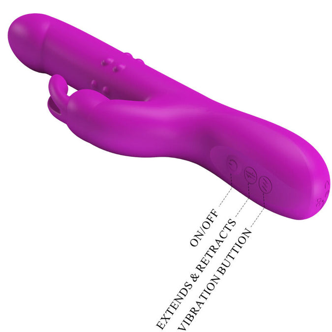 Pretty Love – Reese vibrator met paarse rotatie