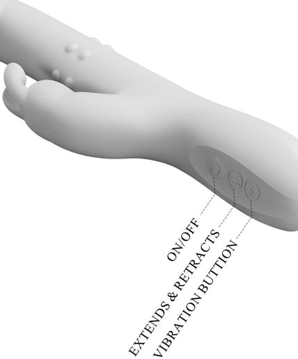PRETTY LOVE - REESE VIBRATOR WITH SILVER ROTATION