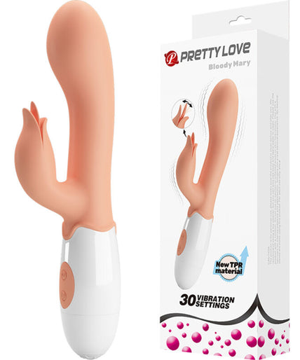 PRETTY LOVE - BLOODY MARY VIBRATOR WITH STIMULATOR