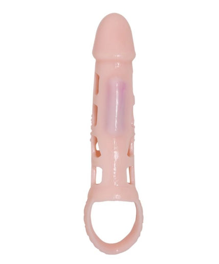 PRETTY LOVE - HARRISON PENIS EXTENDER COVER WITH VIBRATION AND STRAP 13.5 CM