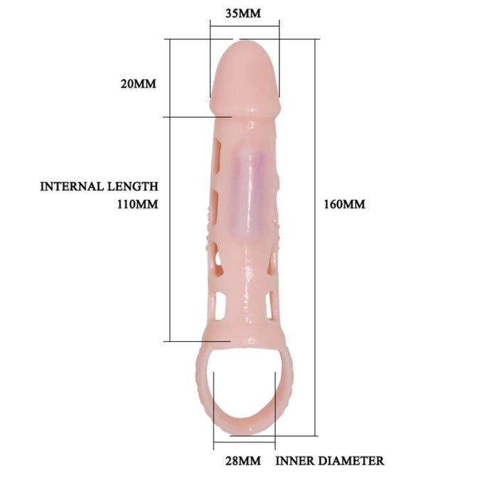 PRETTY LOVE - HARRISON PENISVERLENGER HOES MET TRILLING EN BANDJE 13,5 CM
