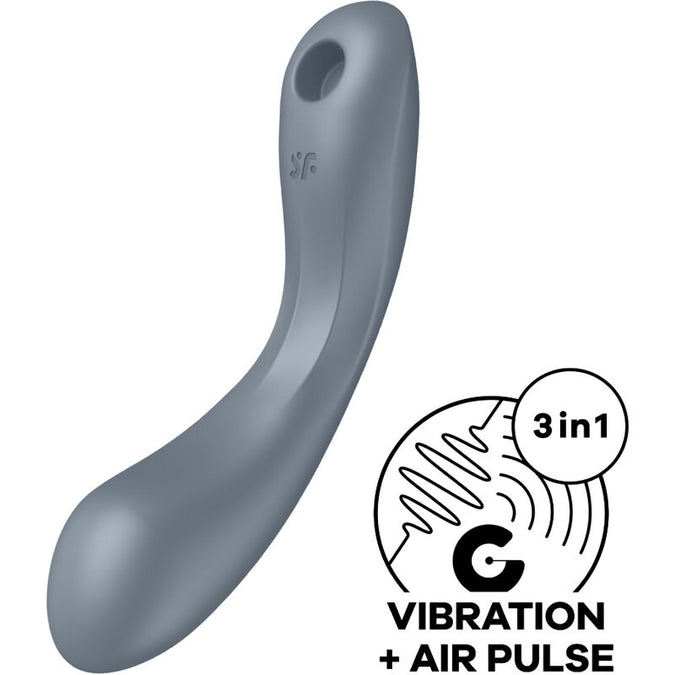 Satisfyer – Curve Trinity 1 Air Pulse Vibrator Grijs