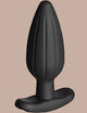 ElectraStim – Silikon Schwarzer Rocker Butt Plug Groß