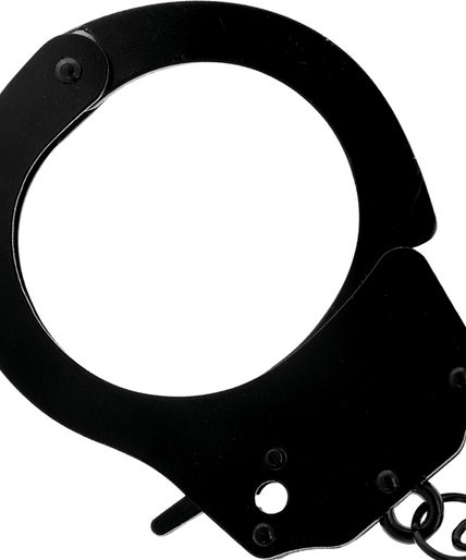 DARKNESS - METAL HANDCUFFS FOR BLACK HANDS