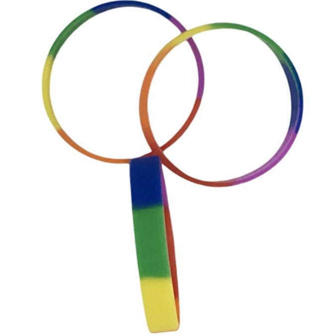 PRIDE - LGBT VLAG SILICONEN ARMBAND