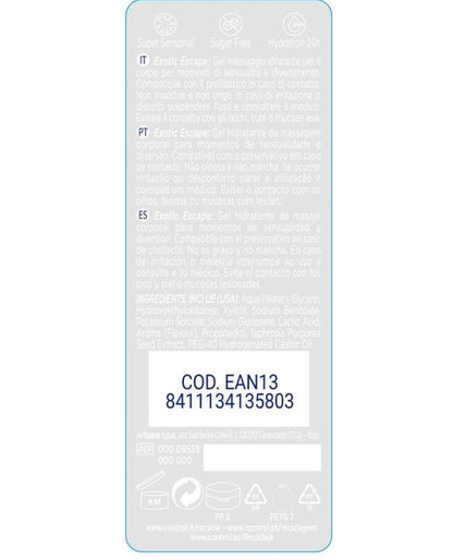 CONTROL - 2 IN 1 MASSAGE & PLEASURE EXOTIC 200 ML