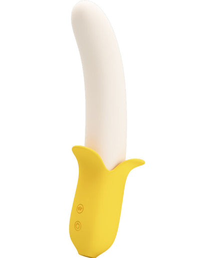 Pleasurements – Pretty Love – Banana Geek Stoßender Vibrator Schwarz
