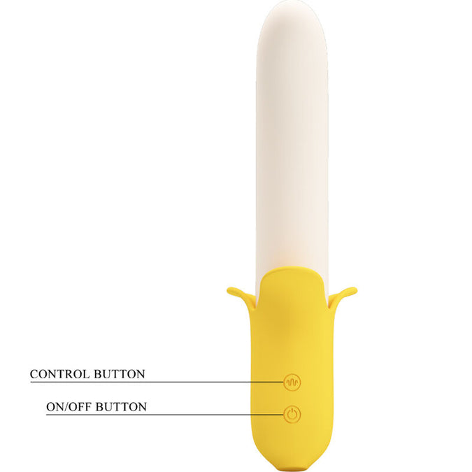 Pleasurements – Pretty Love – Banana Geek Thrusting Vibrator Black