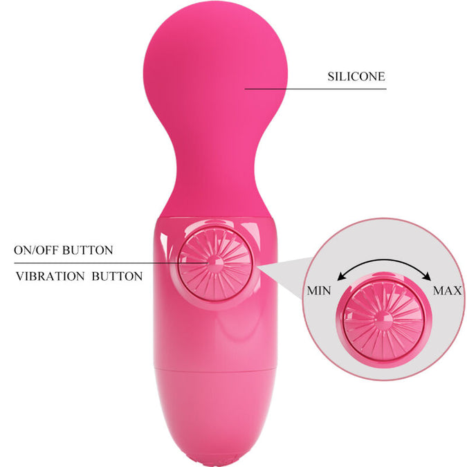 PRETTY LOVE - MAGENTA MINI PERSOONLIJKE MASSAGER