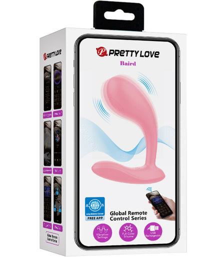 PRETTY LOVE - BAIRD G-SPOT 12 VIBRATIONS RECHARGEABLE PINK APP