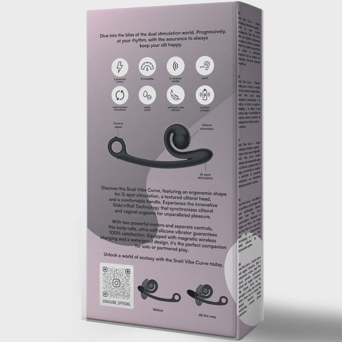 Snail Vibe – Curve Vibrator Black