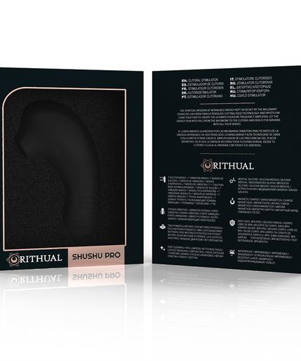 RITHUAL - SHUSHU PRO POCKET CLITORIS STIMULATOR 2 POWERFUL JET MOTORS