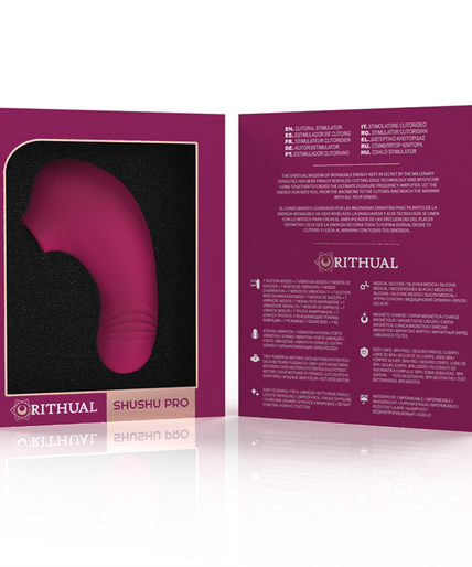 RITHUAL - SHUSHU PRO POCKET CLITORIS STIMULATOR 2 POWERFUL ORCHID MOTORS