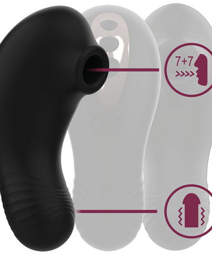 RITHUAL - SHUSHU PRO POCKET CLITORIS STIMULATOR 2 POWERFUL JET MOTORS