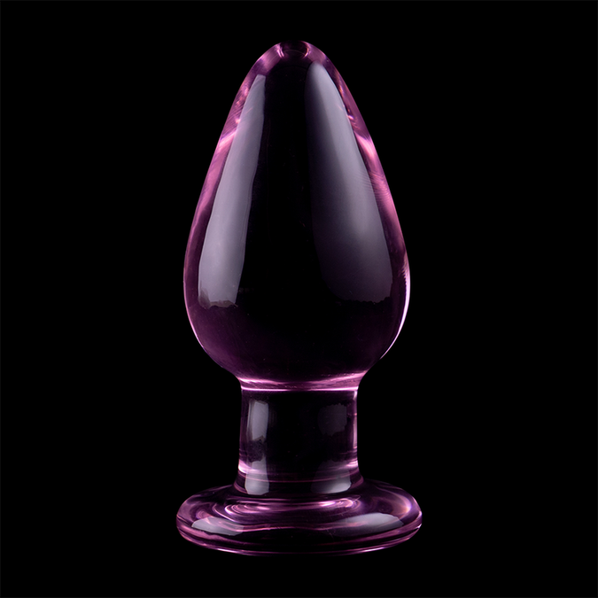 NEBULA SERIE VAN IBIZA - MODEL 3 ANALE PLUG BOROSILICAATGLAS ROZE 11 CM -O- 5 CM