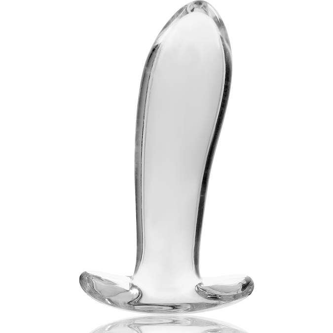 NEBULA SERIE VAN IBIZA - MODEL 5 ANALE PLUG BOROSILICAATGLAS HELDER 12,5 CM -O- 3,5 CM