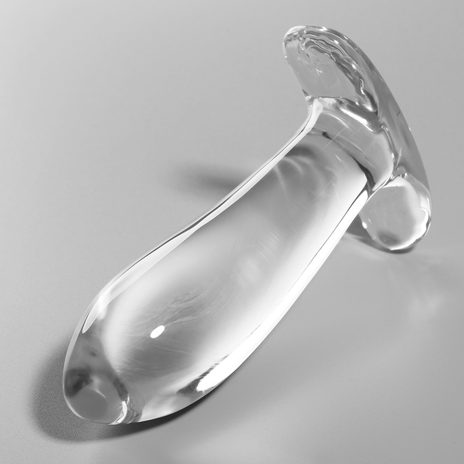 NEBULA SERIE VAN IBIZA - MODEL 5 ANALE PLUG BOROSILICAATGLAS HELDER 12,5 CM -O- 3,5 CM
