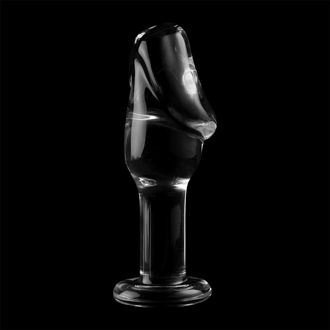 NEBULA SERIE VAN IBIZA - MODEL 6 ANALE PLUG BOROSILICAATGLAS HELDER 12,5 CM -O- 4 CM