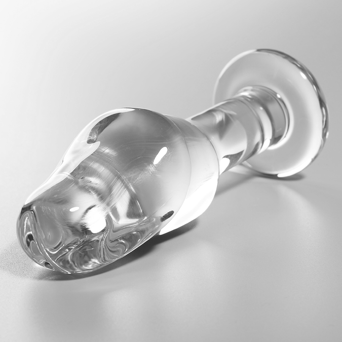 NEBULA SERIE VAN IBIZA - MODEL 6 ANALE PLUG BOROSILICAATGLAS HELDER 12,5 CM -O- 4 CM