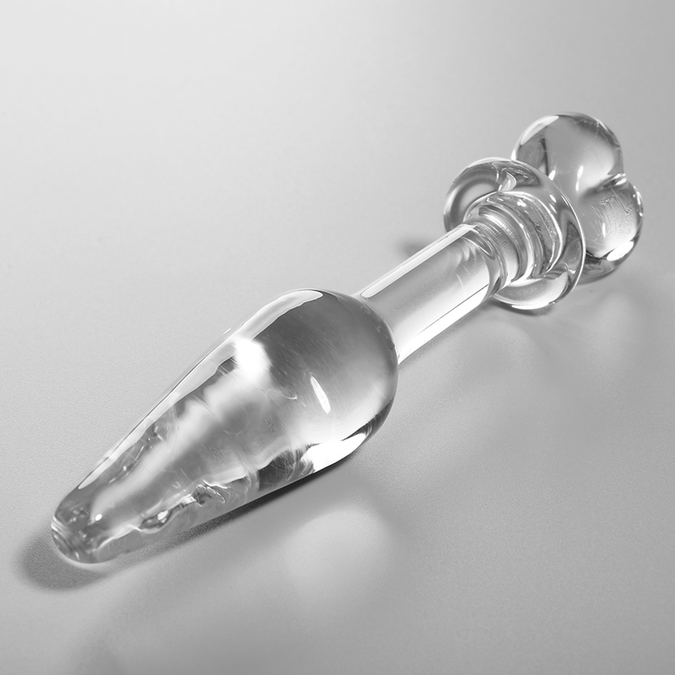 NEBULA SERIES BY IBIZA - MODEL 7 ANALE PLUG BOROSILICAATGLAS HELDER 13,5 CM -O- 3 CM