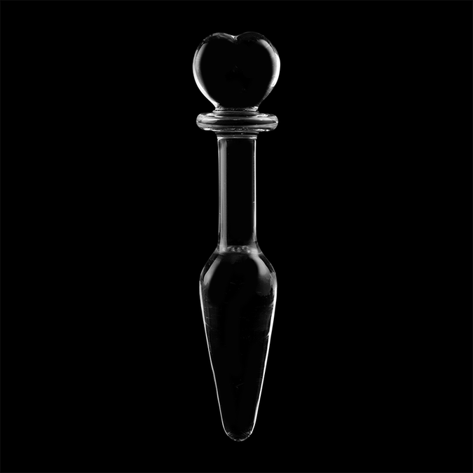 NEBULA SERIES BY IBIZA - MODEL 7 ANALE PLUG BOROSILICAATGLAS HELDER 13,5 CM -O- 3 CM