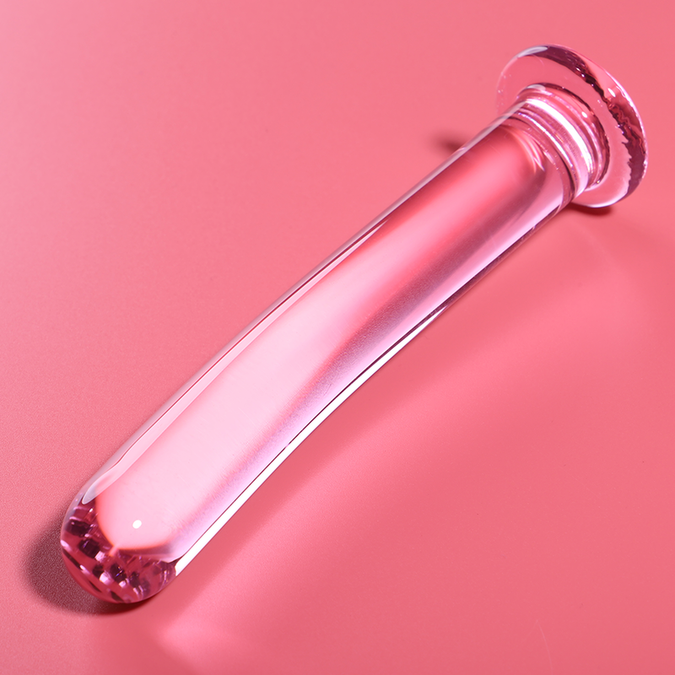 NEBULA-SERIE VAN IBIZA - MODEL 9 DILDO BOROSILICAATGLAS ROZE 15,5 CM -Ø- 2,5 CM
