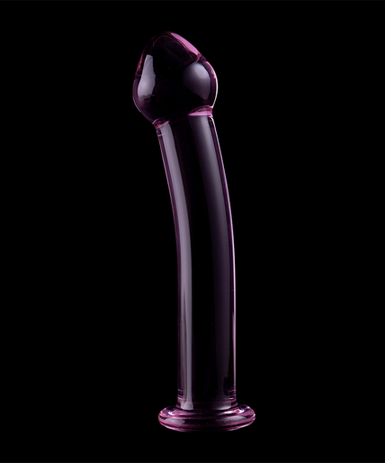 NEBULA SERIES BY IBIZA - MODEL 11 DILDO BOROSILICATE GLASS PINK 16 CM -O- 3 CM