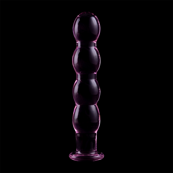 NEBULA SERIE VAN IBIZA - MODEL 10 DILDO BOROSILICAATGLAS ROZE 16,5 CM -O- 3,5 CM