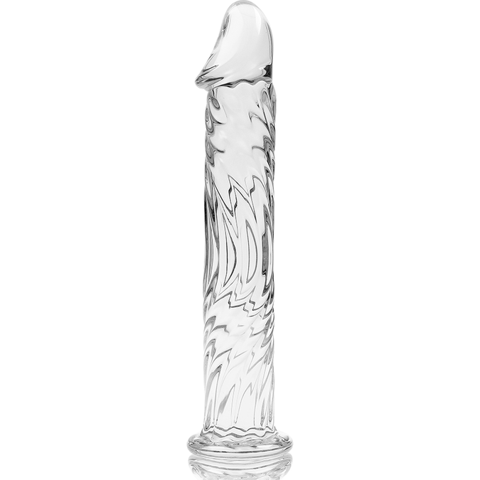 Nebula-serie van Ibiza – Model 12 Dildo van Borosilicaatglas Helder 17 cm – Ø 3,5 cm