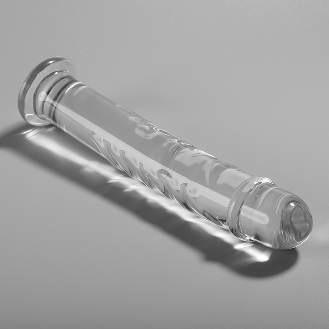 NEBULA SERIES BY IBIZA - MODEL 16 DILDO BOROSILICAATGLAS HELDER 18,5 CM -O- 3 CM