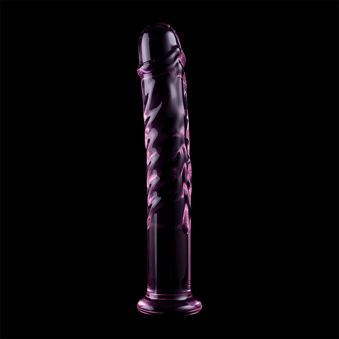 Nebula Series by Ibiza – Model 16 Dildo Borosilicate Glass Pink 18.5 cm – Ø 4.5 cm