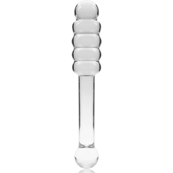 NEBULA SERIE VAN IBIZA - MODEL 20 DILDO BOROSILICAATGLAS HELDER 20,5 CM -O- 3 CM