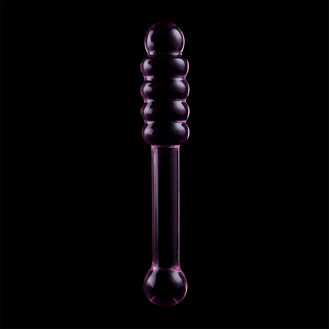 NEBULA SERIE VAN IBIZA - MODEL 20 DILDO BOROSILICAATGLAS ROZE 20.5 CM -O- 3 CM