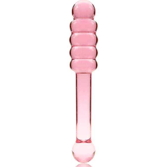 NEBULA SERIE VAN IBIZA - MODEL 20 DILDO BOROSILICAATGLAS ROZE 20.5 CM -O- 3 CM