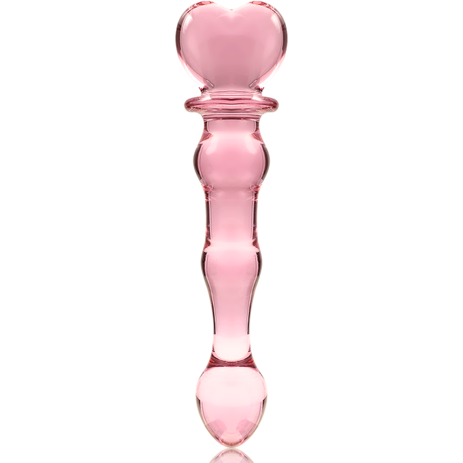 NEBULA SERIE VAN IBIZA - MODEL 21 DILDO BOROSILICAATGLAS ROZE 20.5 CM -O- 3.5 CM