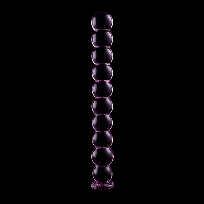 Nebula Series by Ibiza – Model 22 Dildo Borosilicate Glass Pink 21.5 cm – Ø 4 cm