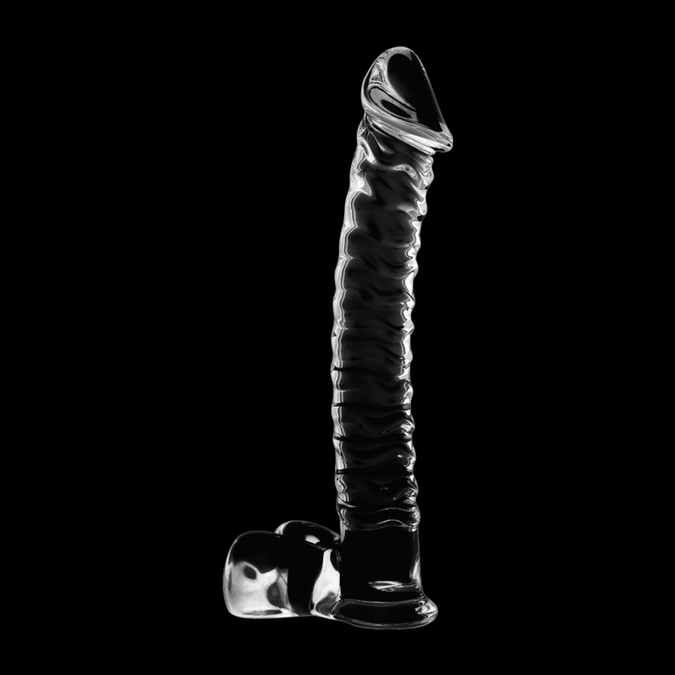 NEBULA SERIE VAN IBIZA - MODEL 23 DILDO BOROSILICAATGLAS HELDER 21.5 CM -O- 4 CM